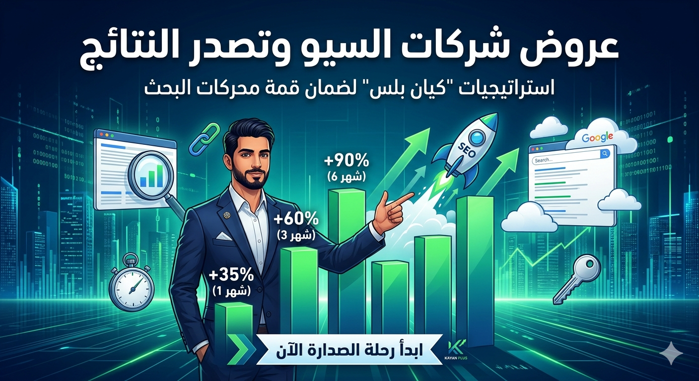 عروض شركات السيو وتصدر نتائج البحث - كيان بلس
