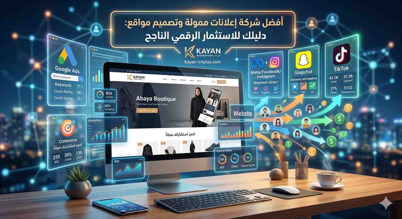 أفضل شركة إعلانات ممولة وتصميم مواقع